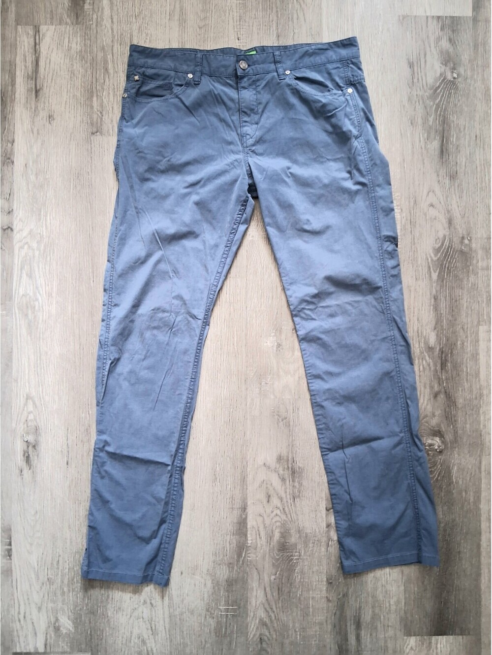BOSS Hugo Boss C-Delaware Men's Size 35x30  Blue Slim Fit Stretch Chino Pants